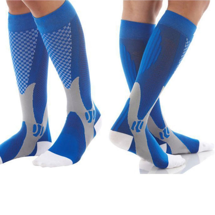 3 Pairs Compression Socks Outdoor Sports Men Women Calf Shin Leg Running, Size:S/M