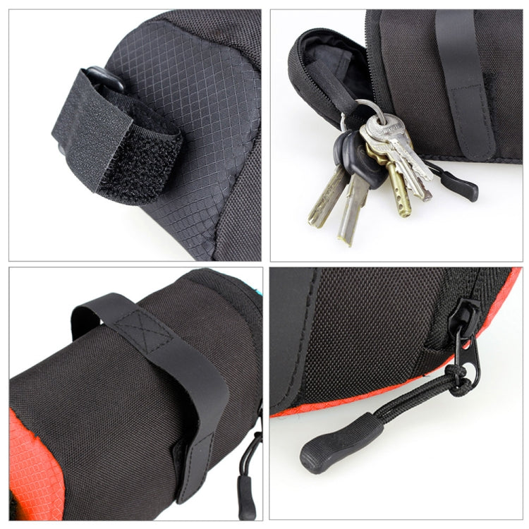 3 Color Nylon Bicycle Bag Bike Waterproof Storage Saddle Bag Cycling Tail Rear Pouch Bag