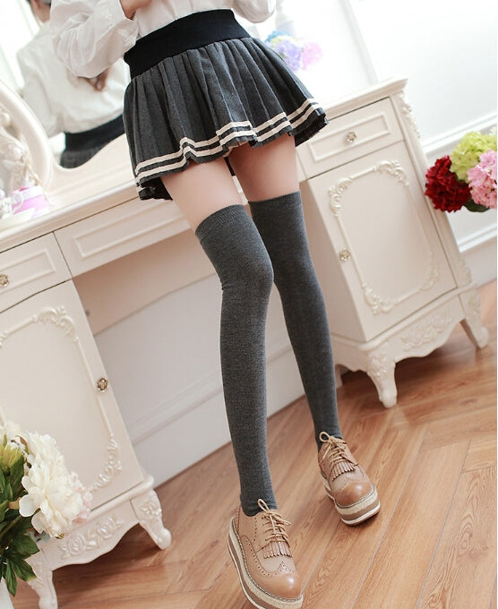 3 Pairs Sexy Thigh High Stocking Women Over knee Socks Female Hosiery Stockings