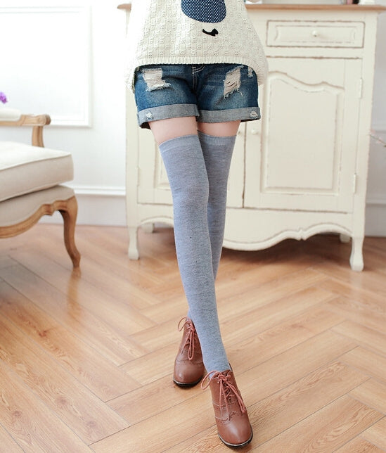 3 Pairs Sexy Thigh High Stocking Women Over knee Socks Female Hosiery Stockings