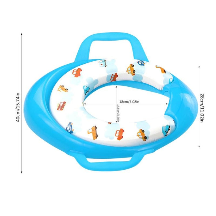 Children Soft Potty Training Seat Splash Guard Washable Toilet Training Potty Cushion