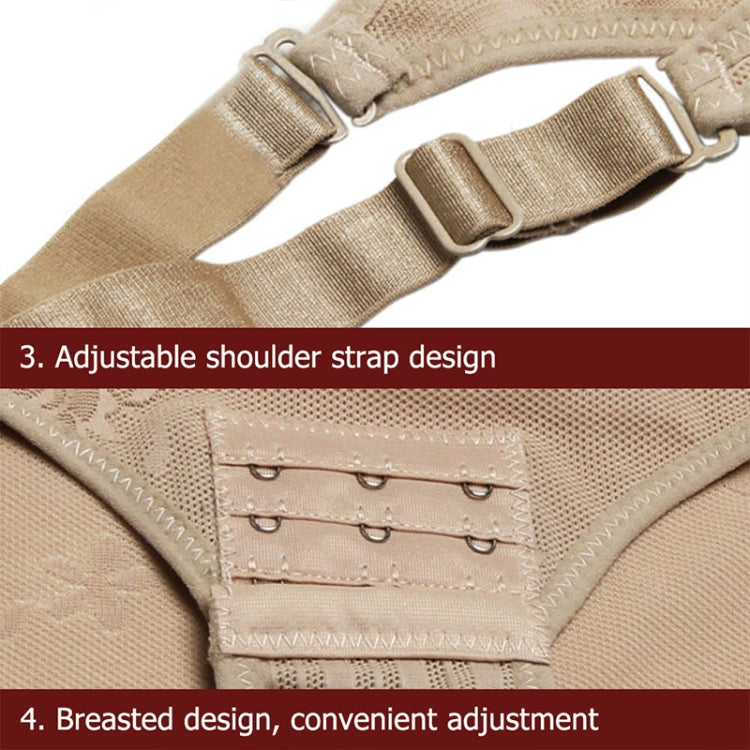 Triangle Siamese Bodysuit Women Hips and Abdomen Support Chest Body Waist Underwear, Size:S
