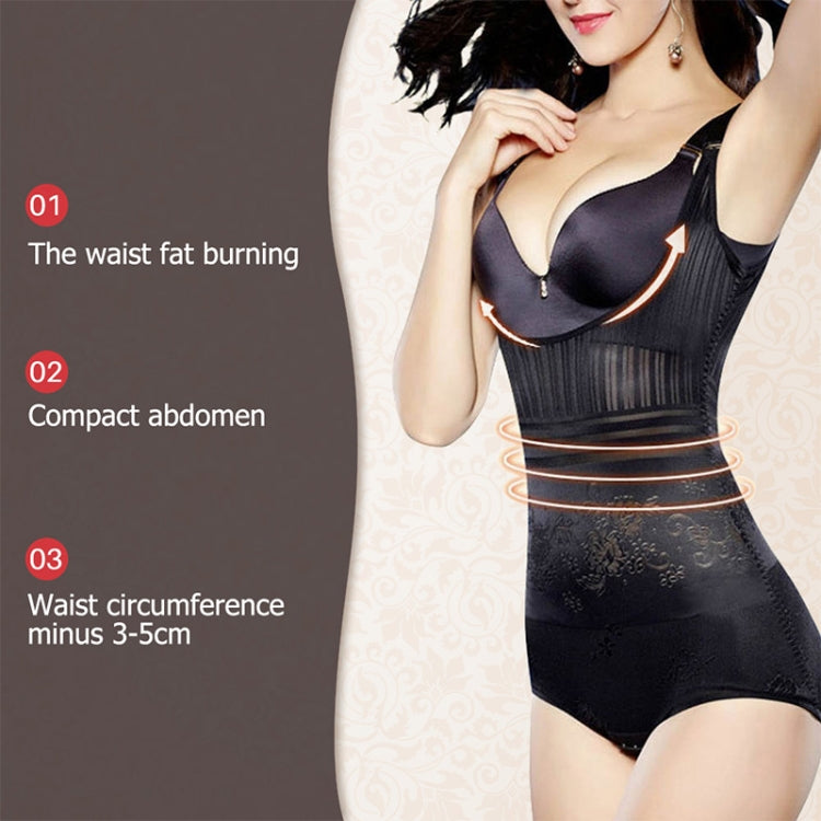 Triangle Siamese Bodysuit Women Hips and Abdomen Support Chest Body Waist Underwear, Size:S