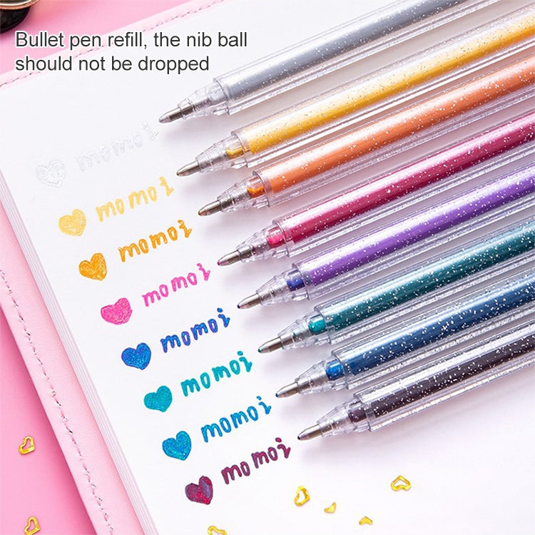 3 PCS Simple Flash Color Student Writing Neutral 0.5mm Hand Account Marker