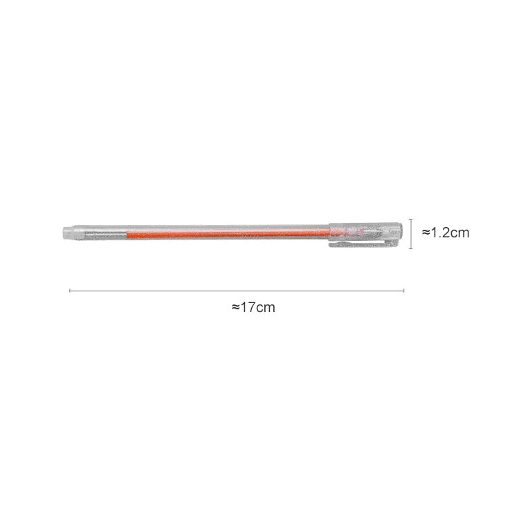 3 PCS Simple Flash Color Student Writing Neutral 0.5mm Hand Account Marker