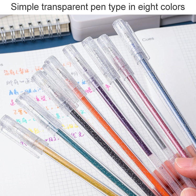 3 PCS Simple Flash Color Student Writing Neutral 0.5mm Hand Account Marker