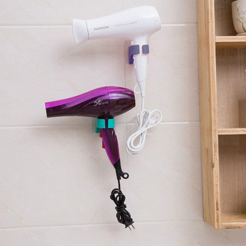 Multifunctional Plastic Thickening Bathroom without Traces Free Punching Waterproof Moisture-proof Hair Dryer Racks