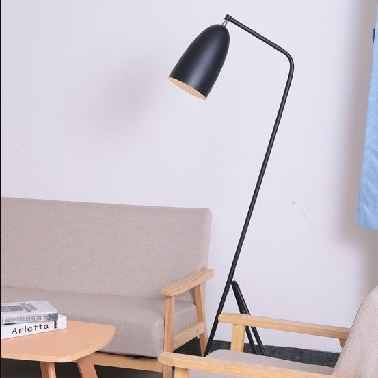 E27 5W Modern Iron Painted LED Adjustable Floor Lamp  for Living Room, Bedside, Study Room, Hotel Room Warm Light
