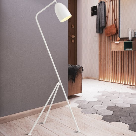 E27 5W Modern Iron Painted LED Adjustable Floor Lamp  for Living Room, Bedside, Study Room, Hotel Room White Light