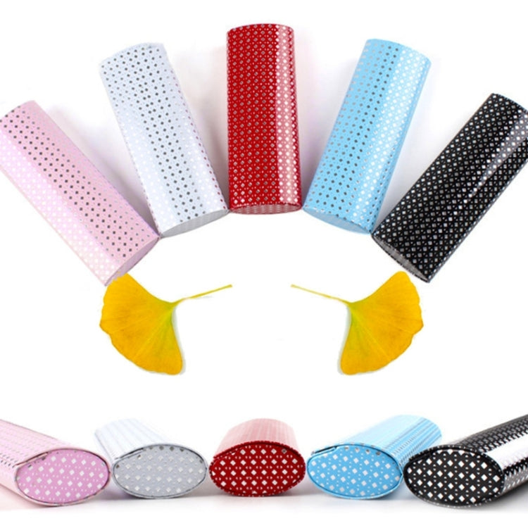 10 PCS Portable Oval Hard Case Glasses Package Sunglasses Storage Box Magnetic Closure