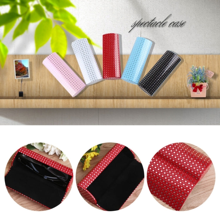 10 PCS Portable Oval Hard Case Glasses Package Sunglasses Storage Box Magnetic Closure
