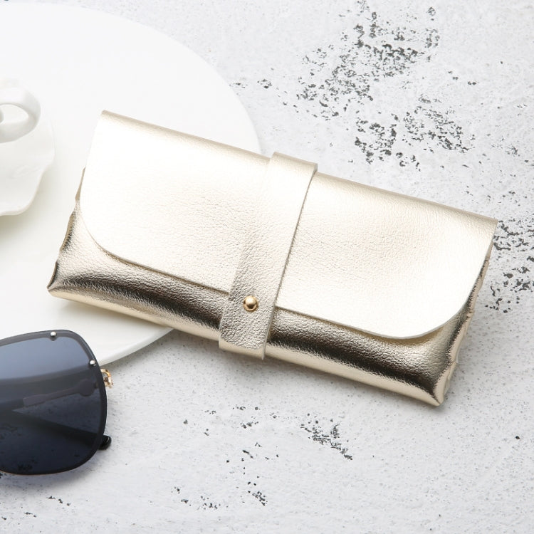 Fashion Portable Glasses Case Magnetic PU Leather Foldable Glasses Box for Eyeglass Oversize Sunglasses