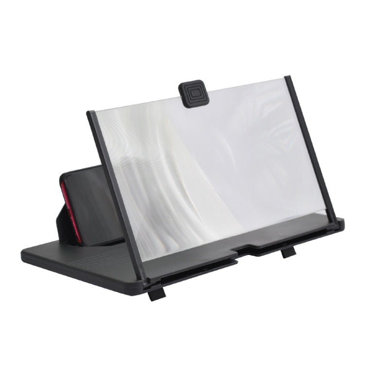 12 Inch Pull-Out Mobile Phone Screen Magnifier 3D Desktop Stand, Style:HD Model