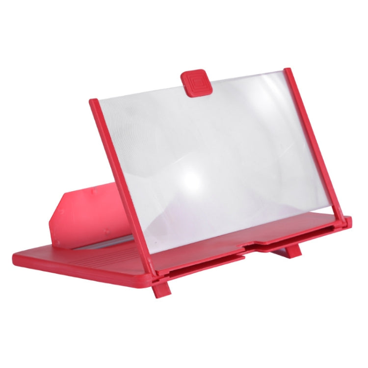 12 Inch Pull-Out Mobile Phone Screen Magnifier 3D Desktop Stand, Style:HD Model