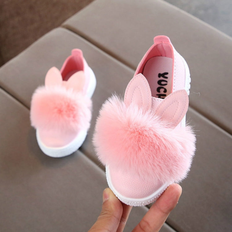 Non-slip Rabbit Ear Princess Children Shoes, Shoe Size:13cm