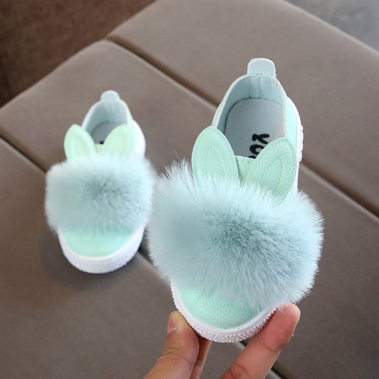 Non-slip Rabbit Ear Princess Children Shoes, Shoe Size:14cm