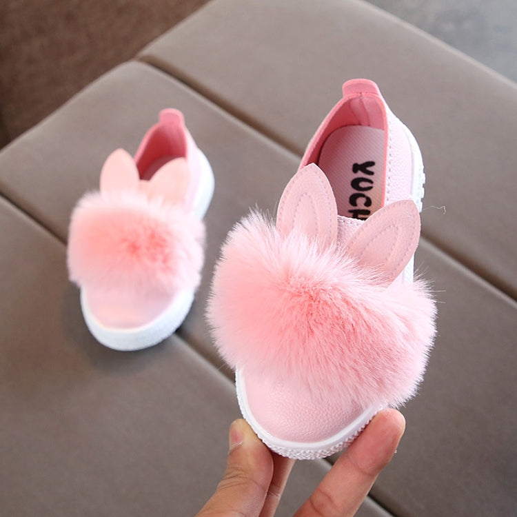 Non-slip Rabbit Ear Princess Children Shoes, Shoe Size:14cm