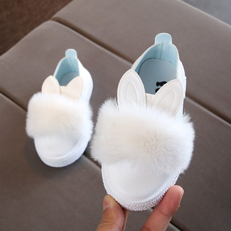 Non-slip Rabbit Ear Princess Children Shoes, Shoe Size:16.8cm