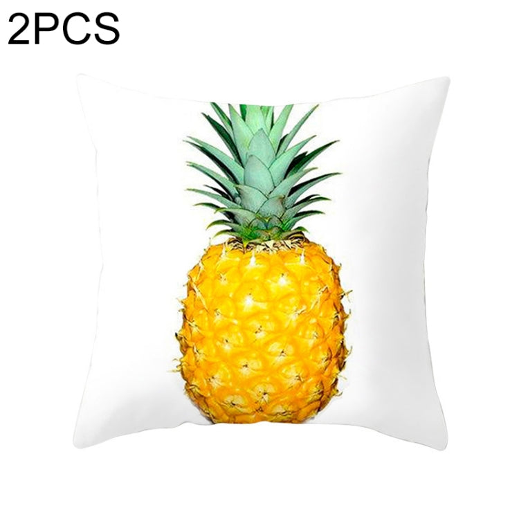 2 PCS 45x45cm Yellow Striped Pillowcase Geometric Throw Cushion Pillow Cover Printing Cushion Pillow Case Bedroom Office