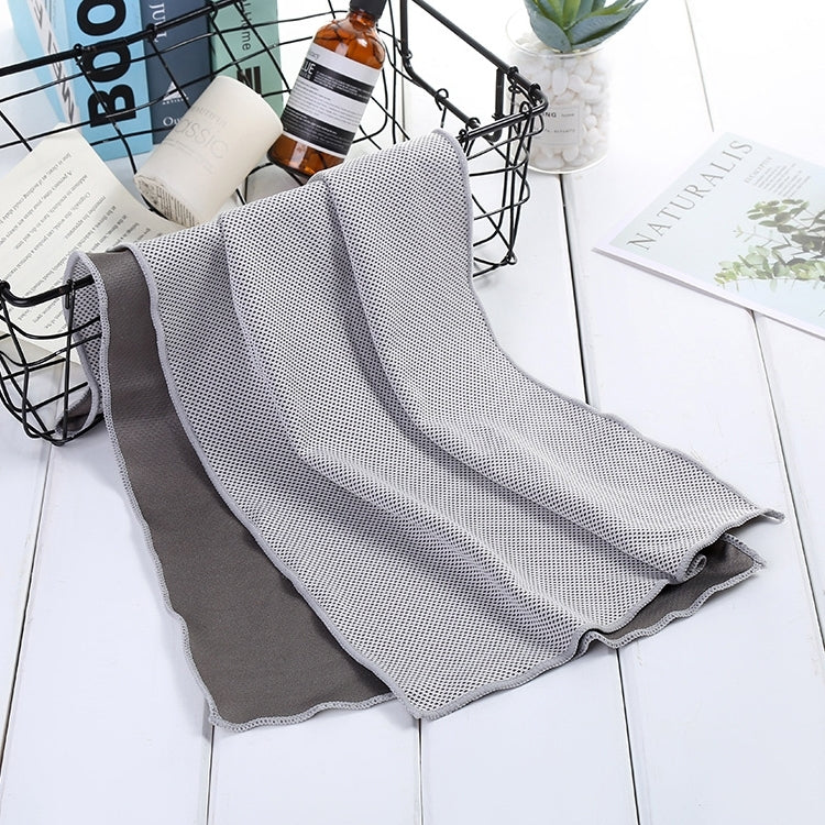 3 PCS Absorbent Polyester Quick-drying Breathable Cold-skinned Fitness Sports Portable Towel, Package:30x100 Clasp Cup