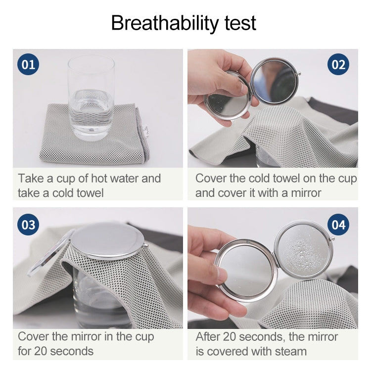 3 PCS Absorbent Polyester Quick-drying Breathable Cold-skinned Fitness Sports Portable Towel, Package:30x100 Clasp Cup