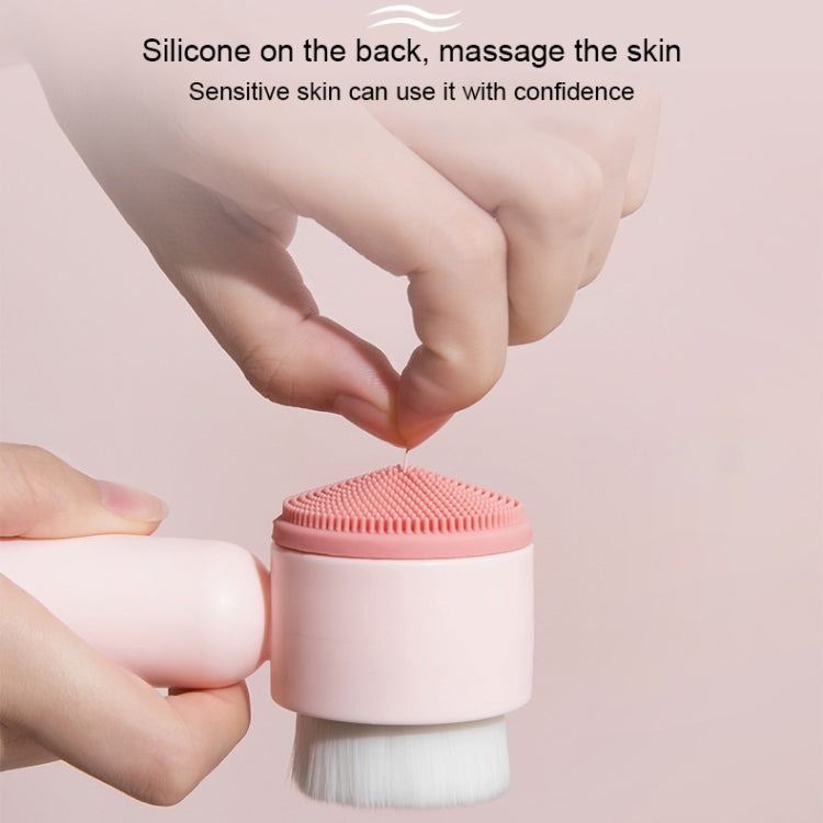 Clean Pores Manual Silicone Soft Hair Cleansing Brush Deep Blackhead Removal Instrument
