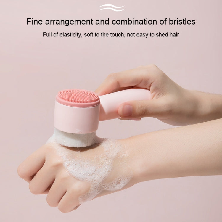 Clean Pores Manual Silicone Soft Hair Cleansing Brush Deep Blackhead Removal Instrument