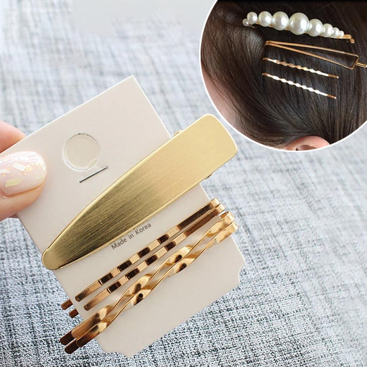 Fashion Jewelry Hairpins Clips Plated Women Pearl Hair Clips Bridal Headdress