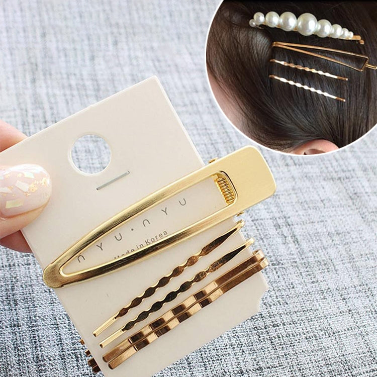 Fashion Jewelry Hairpins Clips Plated Women Pearl Hair Clips Bridal Headdress