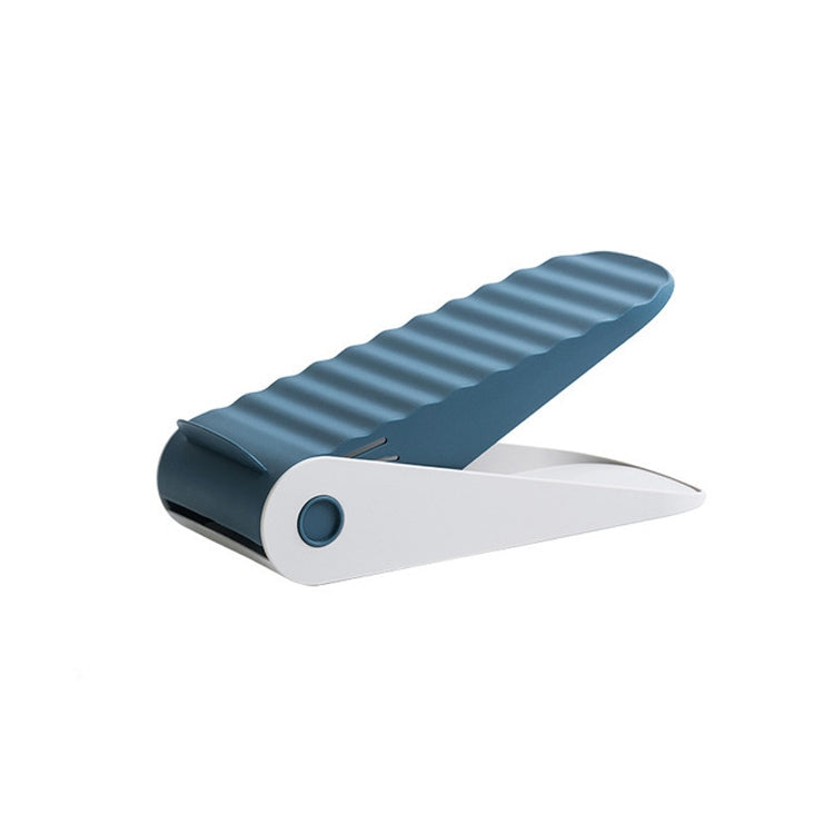 2 PCS Household Adjustable Storage Dustproof Slippers Rack Shoe Cabinet Partition Layered Shoe Support Rack