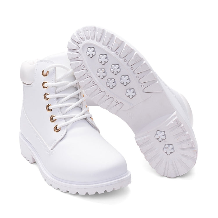 Couple Casual Big Head Warm Shoes Martin Boots, Size:36