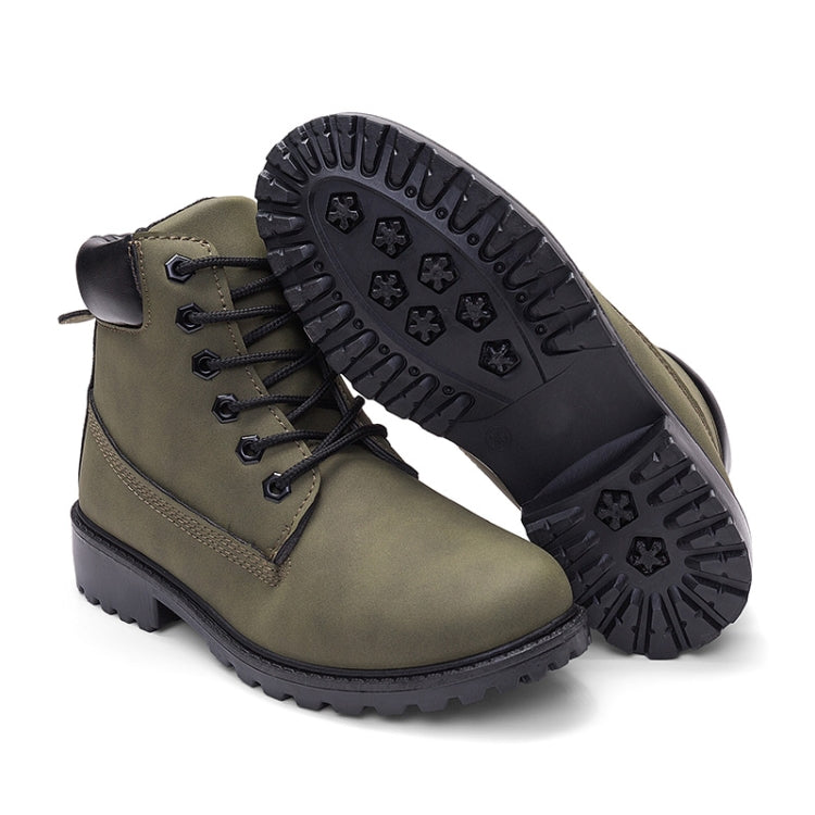 Couple Casual Big Head Warm Shoes Martin Boots, Size:37