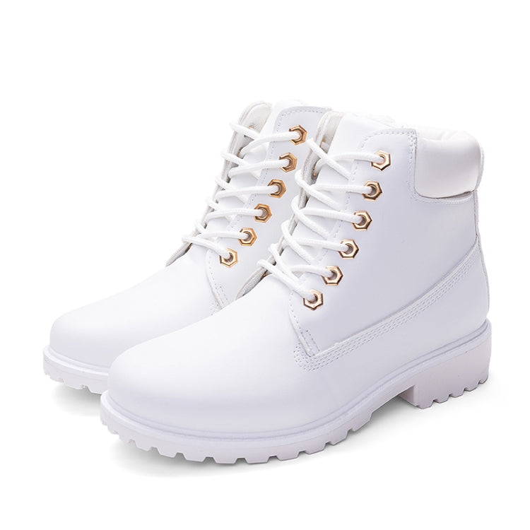 Couple Casual Big Head Warm Shoes Martin Boots, Size:38