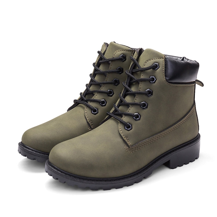 Couple Casual Big Head Warm Shoes Martin Boots, Size:38