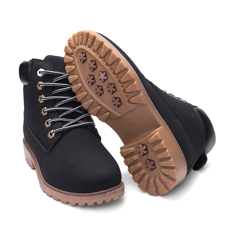 Couple Casual Big Head Warm Shoes Martin Boots, Size:39