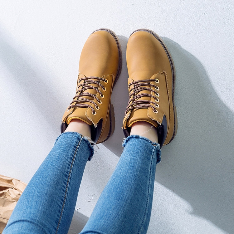 Couple Casual Big Head Warm Shoes Martin Boots, Size:39