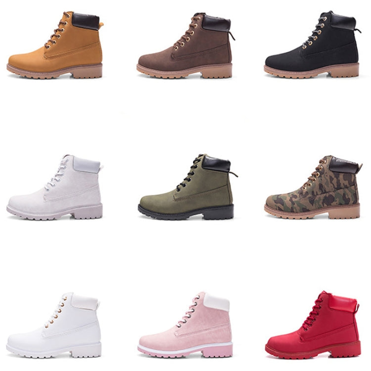 Couple Casual Big Head Warm Shoes Martin Boots, Size:40