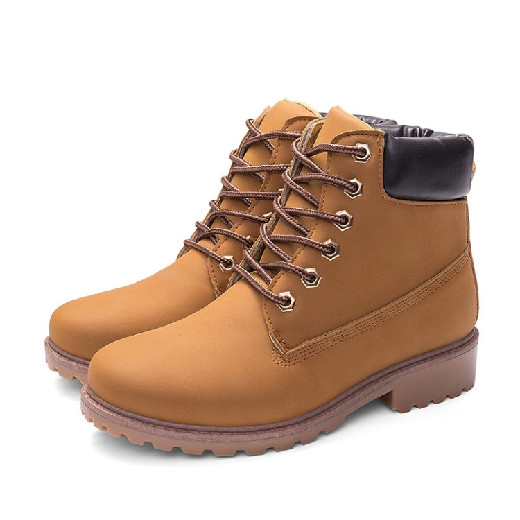 Couple Casual Big Head Warm Shoes Martin Boots, Size:40