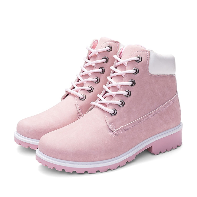 Couple Casual Big Head Warm Shoes Martin Boots, Size:41