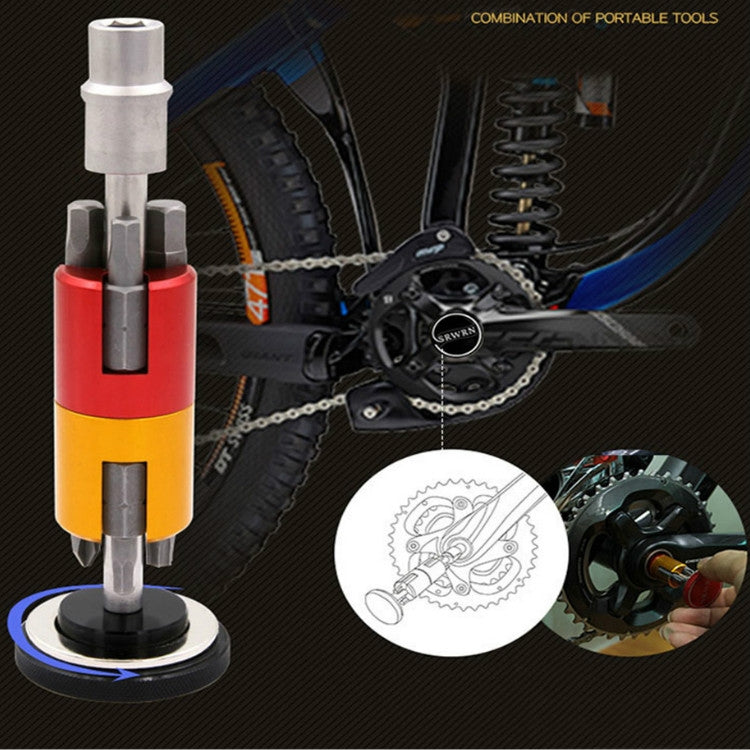 Bicycle Hidden Tool Multifunctional Combined Repair Tool Set