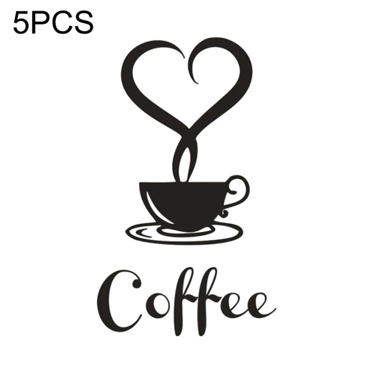 5 PCS Waterproof Removable Art DIY Kitchen Decor Environmental Protection Wall Sticker