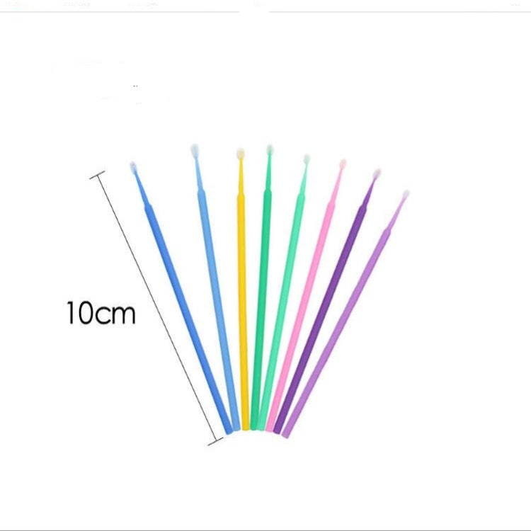 3 PCS One-time Quick Unloading Eyelash Cleaning Stick A Bag of 100 Sticks Random Color Delivery