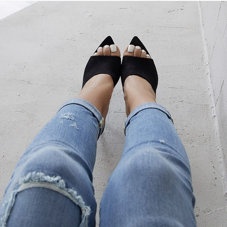 Fish Mouth Pointed Head High Heels Sandals for Women, Shoe Size:36