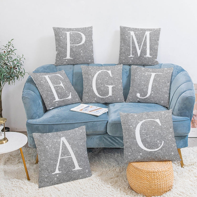 Letters Pillow Case 45*45cm Cotton Linen Throw Pillow Cover Decorative Pillowcases