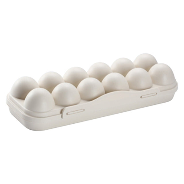 2 PCS 12-Box With Snap-On Egg Storage Box