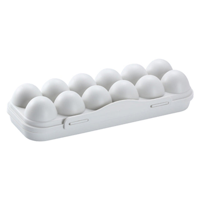 2 PCS 12-Box With Snap-On Egg Storage Box