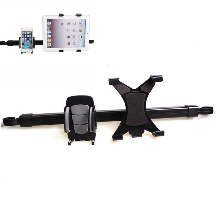 Car Rear-seat Mobile Phone Bracket Mobile Phone + Tablet Two-in-one Bracket
