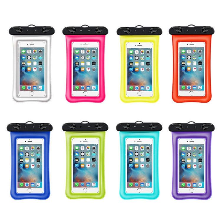 5 PCS Suitable For 5.2-6.8 Inch Mobile Phone Floating Inflatable Airbag Mobile Phone Waterproof Bag(Random Color)