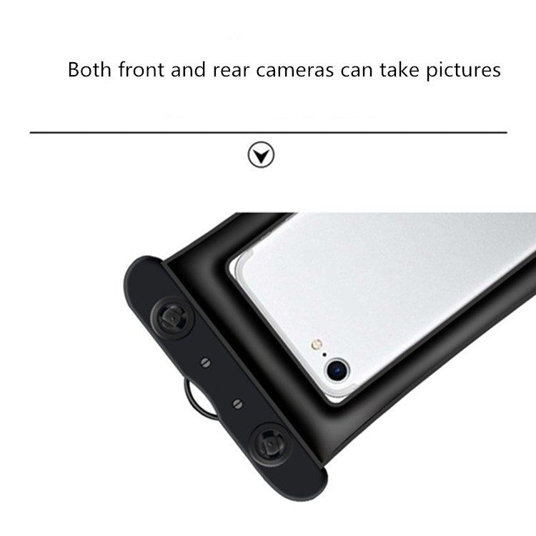 5 PCS Suitable For 5.2-6.8 Inch Mobile Phone Floating Inflatable Airbag Mobile Phone Waterproof Bag(Random Color)