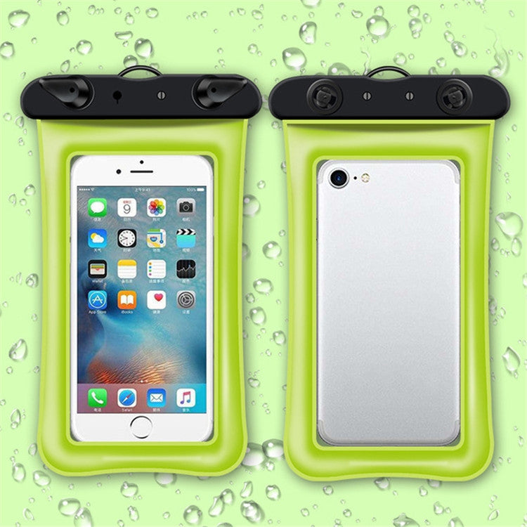 5 PCS Suitable For 5.2-6.8 Inch Mobile Phone Floating Inflatable Airbag Mobile Phone Waterproof Bag(Random Color)